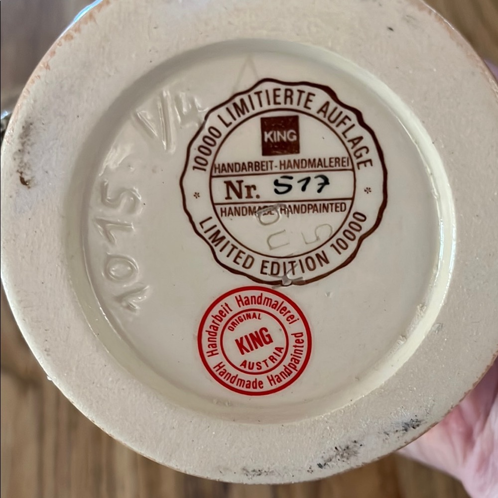 Ceramic Limited Edition Beer Stein - Picture 10 of 11